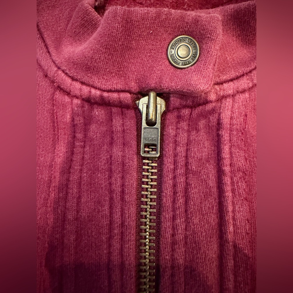 NWOT Free People Tricia Fix Open Heart Sweatshirt - Medium - Picture 7 of 11